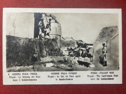 Cartolina Guerra Italo-Turca - Tripoli - La Fortezza Del Faro - 1912 Ca. - Other & Unclassified