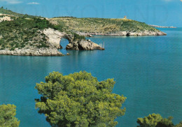 CARTOLINA  C22 GARGANO,FOGGIA,PUGLIA-GARGANO PITTORESCO-L'ARCHITIELLO-MARE,VACANZA,SPIAGGIA,BELLA ITALIA,VIAGGIATA 1970 - Foggia