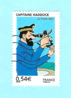 Capitaine Haddock, Tintin, Sextant, France 4053 - Used Stamps