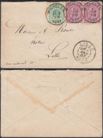 Belgique 1887 - Lettre De Wichelen à Destination Lille -Nord .................  (DD) DC.12615 - 1884-1891 Leopoldo II