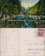 Ansichtskarte Ansichtskarte Schluckenau Šluknov Partie Am Gondelteich 1923  - Czech Republic