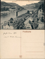 Schmilka Blick über Den Ort Und Zum Schrammstein Und Der Hirschmühle 1913 - Schmilka