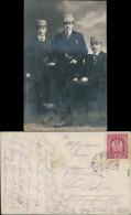 Privatfotokarte Komotau Chomutov Studenten  - Burschenschaft 1917 - Czech Republic