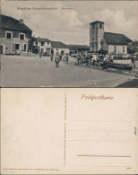 CPA Montreux-Château Soldaten Auf Dem Marktplatz 1915 - Autres & Non Classés