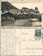 Wasach-Oberstdorf (Allgäu) Straßenpartie Am Sanatorium Wasach 1937  - Oberstdorf