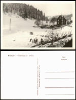 Ansichtskarte Fehrenbach Stadpartie Skiläufer Im Winter 1961 - Autres & Non Classés