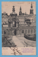 1272 GERMANY ALEMANIA SAXONY DRESDEN ZWINGER KATH HOFKIRCHE KGL SCHLOẞ RARE POSTCARD - Dresden