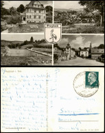 Ansichtskarte Wurzbach 4 Bild Schwimmbad, Stadt 1961 - Wurzbach