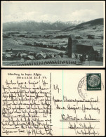 Ansichtskarte Mittelberg-Oy-Mittelberg Kirche Und Stadt - Bergkette 1933 - Mittelberg