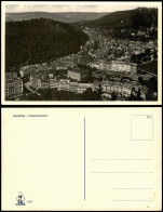Postcard Karlsbad Karlovy Vary Blick Auf Die Stadt 1932 - Czech Republic