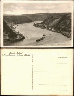 Ansichtskarte St. Goarshausen Loreleyfelsen Am Rhein, Dampfer 1926 - Loreley