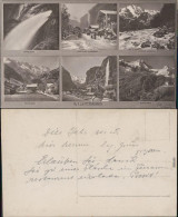 Lauterbrunnen Mehrbild: Umland Und Straßen, Stechelberg Kanton Bern 1915 - Altri & Non Classificati