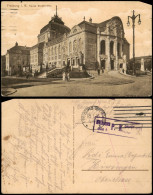 Ansichtskarte Freiburg Im Breisgau Neues Stadtteater 1916  Gel. Feldpoststempel - Freiburg I. Br.