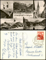 Oberstdorf AllgäuKirchstraße, Nebelhorn 1959  Gel Rietzlern Sondertarif Stempel - Oberstdorf