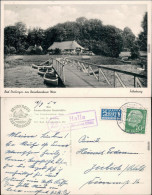 Dreibergen-Bad Zwischenahn Bootssteg Mit Ruderbooten Und Gasthaus  1954 - Bad Zwischenahn