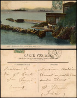 CPA Juan-les-Pins Vue Sur La Rande, Kriegsschiffe 1906 - Autres & Non Classés