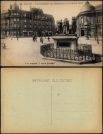 CPA Calais Le Monument Des Bourgeois Et Le Grand Hôtel 1916 - Calais