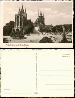 Ansichtskarte Erfurt Dom Und Severikirche - Fotokarte 1952 - Erfurt