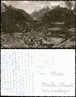 Ansichtskarte Mittenwald Panorama-Ansicht Blick Ins Leutaschtal 1960 - Mittenwald