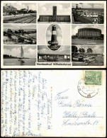 Wilhelmshaven Mehrbild-AK Mit Südstrand, Rathaus, Leuchtturm Uvm. 1954 - Wilhelmshaven