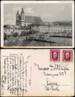 Postcard Mährisch-Sternberg Šternberk Kirche Und Realschule 1926 - Tchéquie