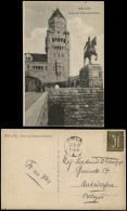 Ansichtskarte Köln Hohenzollernbrücke, Portal 1921  Gel. Ziffern Briefmarke - Koeln