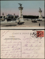 CPA Paris Pont Alexandre, Kutsche 1908 - Autres & Non Classés