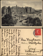 Postcard Stockholm Nybroplan Och Strandvägen - Dampfer 1927 - Suède