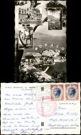 Postcard Monaco Mehrbild Palast 1958  Gel. Von Monaco Briefmarken - Autres & Non Classés