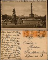 Ansichtskarte Mitte-Berlin Siegessäule 1921  Gel. Stempel Berlin Karlshorst - Mitte