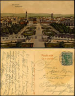 Ansichtskarte Karlsruhe Stadtansicht, Colorierte Ak 1912 - Karlsruhe