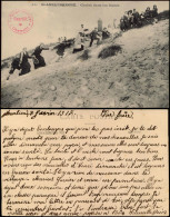 Blankenberge Blankenberghe Dünen   1917  Gel. Stempel Gefangenenlager Chemnitz - Autres & Non Classés