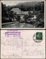 Ansichtskarte Waldenburg (Sachsen) Glänzelmühle 1938 - Waldenburg (Sachsen)