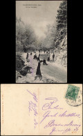 Ansichtskarte Blankenburg Harz Auf Der Rodelbahn Winter 1909 
 Bahnpoststempel - Andere & Zonder Classificatie