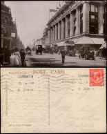 Postcard London Oxford Street, Bus - Fotokarte 1914 - Other & Unclassified