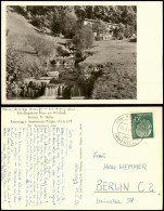 Ansichtskarte Immenstadt (Allgäu) Stadt, Wasserfall 1955  Gel. Landpoststempel - Immenstadt