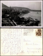 Ansichtskarte Hainburg (Donau) Anlegestelle, Stadt, Schleppschiff 1957 - Autres & Non Classés