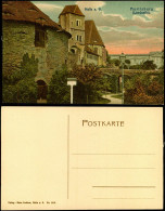 Ansichtskarte Halle (Saale) Moritzburg (Landseite). Colorierte Ak 1909 - Sonstige & Ohne Zuordnung