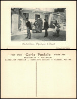 CPA Aix-les-Bains Départ Pour La Douche, Frau In Der Sänfte 1913 - Autres & Non Classés