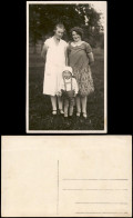 Familie Gruppenfoto Kind Mit 2 Frauen Echtfoto-AK 1940 Privatfoto - Unclassified