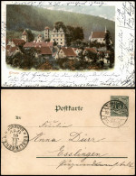 Ansichtskarte Hirsau-Calw Stadt  1901  Gel. Ankunftsstempel Esslingen Bahnhof - Calw