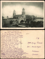 Ansichtskarte Köln Hohenzollernbrücke Rhein Brücke Rhine Bridge 1919 - Koeln