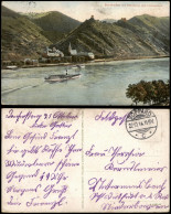 Ansichtskarte Kamp-Bornhofen Panorama Rhein Schiffe 1914   Im 1. WK Feldpost - Autres & Non Classés