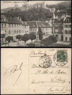 Ansichtskarte Heidelberg Kornmarkt Und Schloss 1910 - Heidelberg