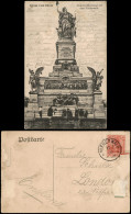 Ansichtskarte Rüdesheim (Rhein) Niederwalddenkmal 1905   Stempel NIEDERWALD - Ruedesheim A. Rh.