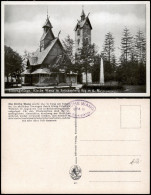 Postcard Brückenberg-Krummhübel Karpacz Górny Karpacz Kirche Wang 1930 - Schlesien