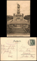 Ansichtskarte Rüdesheim (Rhein) National-Denkmal / Niederwalddenkmal 1912 - Ruedesheim A. Rh.