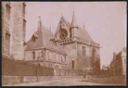 TOP Photo Années 1900/1915 D'une Partie De La Cathédrale D'AMIENS, Patrimoine, Somme, Hauts De France 8,5x5,8cm - Lieux