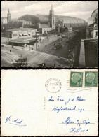 Ansichtskarte Hamburg Partie Am Bahnhof Hauptbahnhof 1955 - Altri & Non Classificati