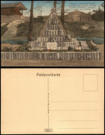 Kronprinz-Georg Denkmal II. Bat. R. J. R.104. WK1 Militaria 1914 - War 1914-18